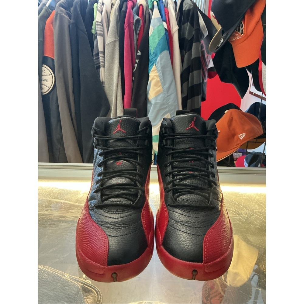 Nike Air Jordan 12 Retro Flu Game 2025 Black Varsity Red CT8013-002 Mens Size 12
